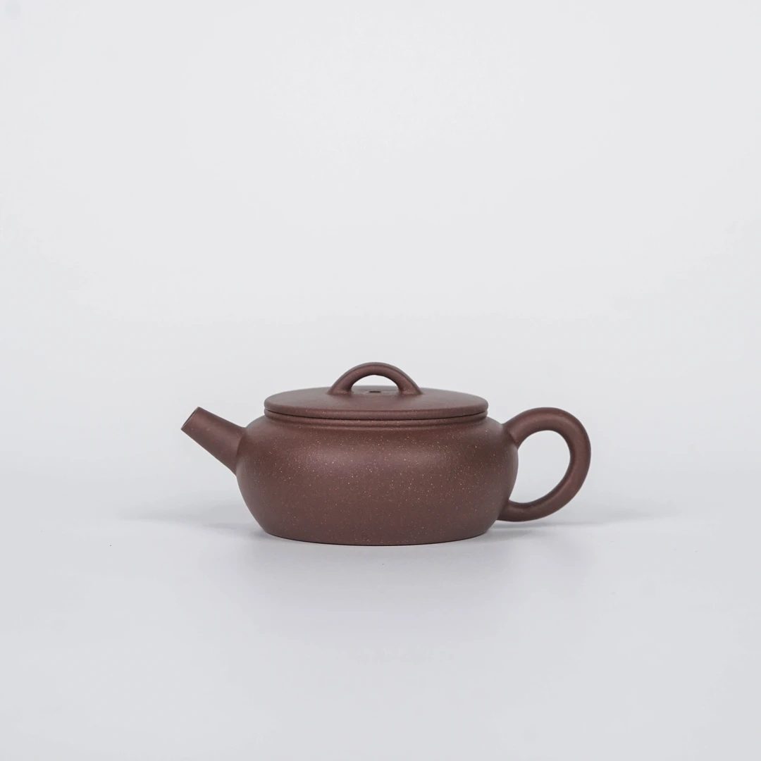 本无｜大彬诗意壶 宜兴原矿无添加千禧紫泥 130cc 半手制
