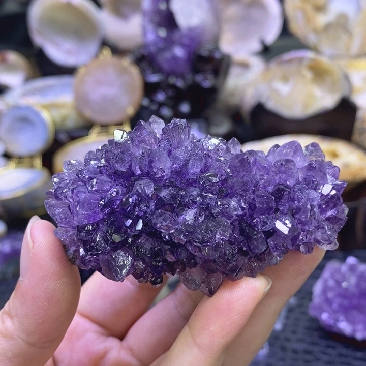 未镶嵌珠宝半成品紫晶