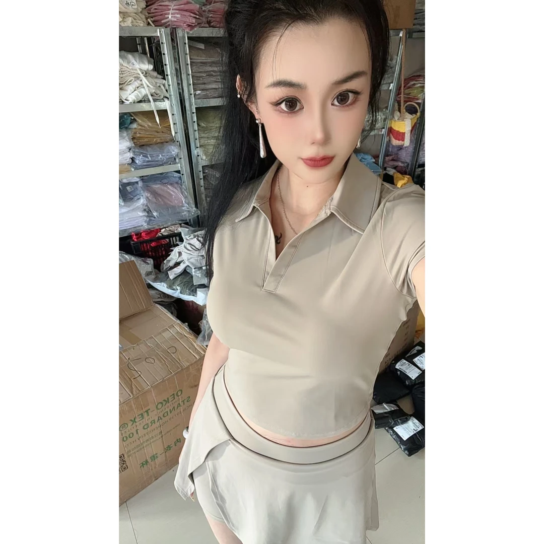 Annie 套装羽毛球裙高尔夫瑜伽裙训练运动短裙防走光