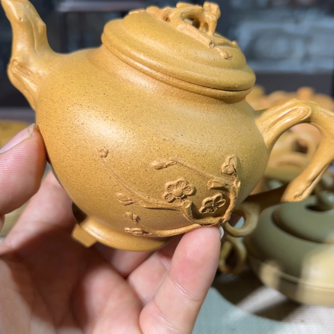 r***d紫砂茶壶全手制作