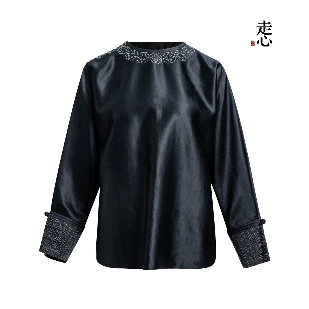 【香云走心】 极夜蓝系列 套头衫24ZCS5239