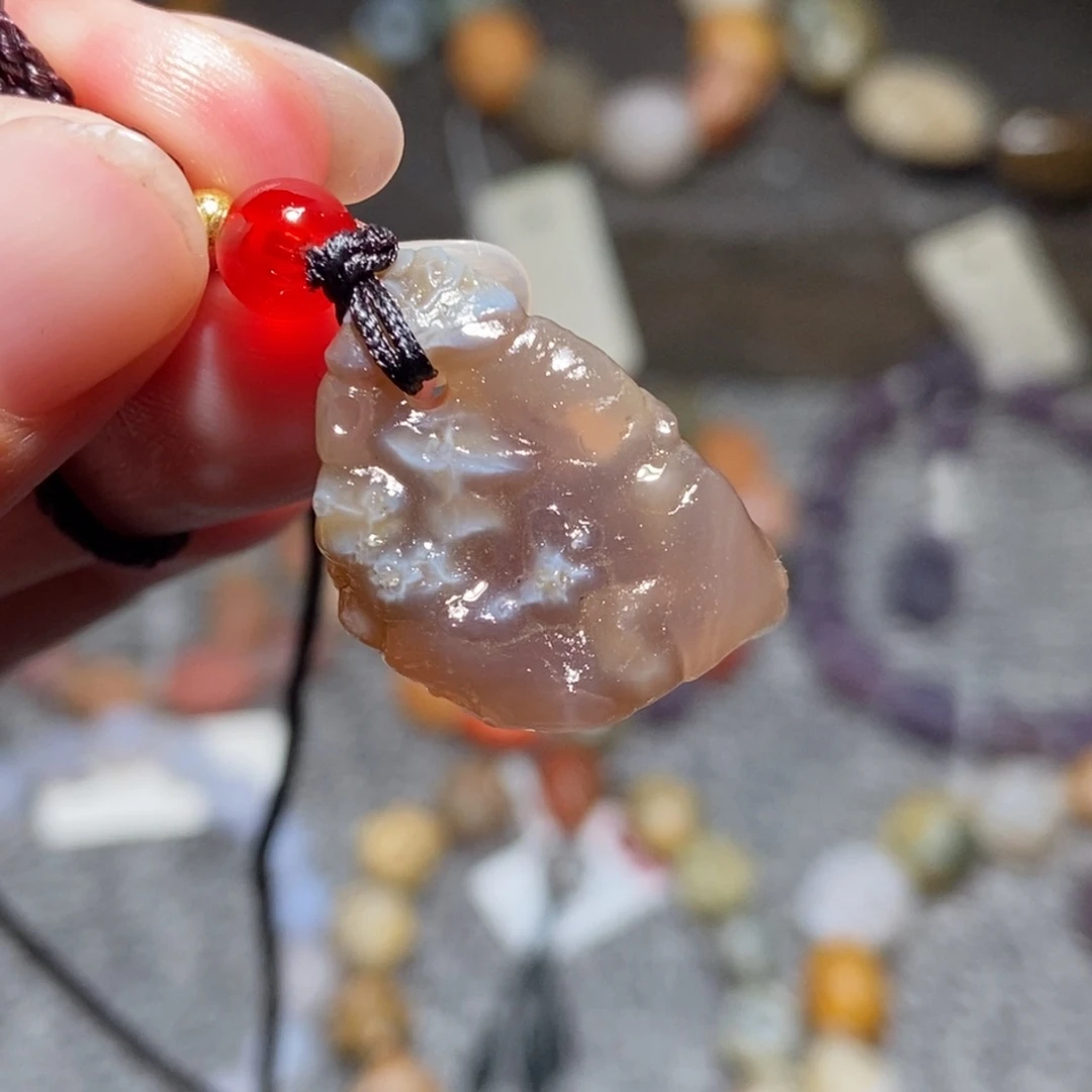 未镶嵌玛瑙/玉髓珠宝半成品