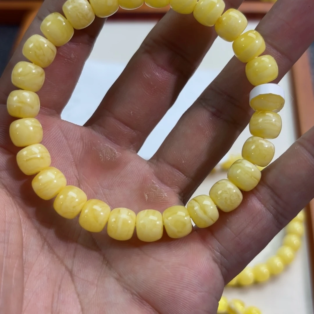 琥珀未镶嵌手链卡 9.8mm