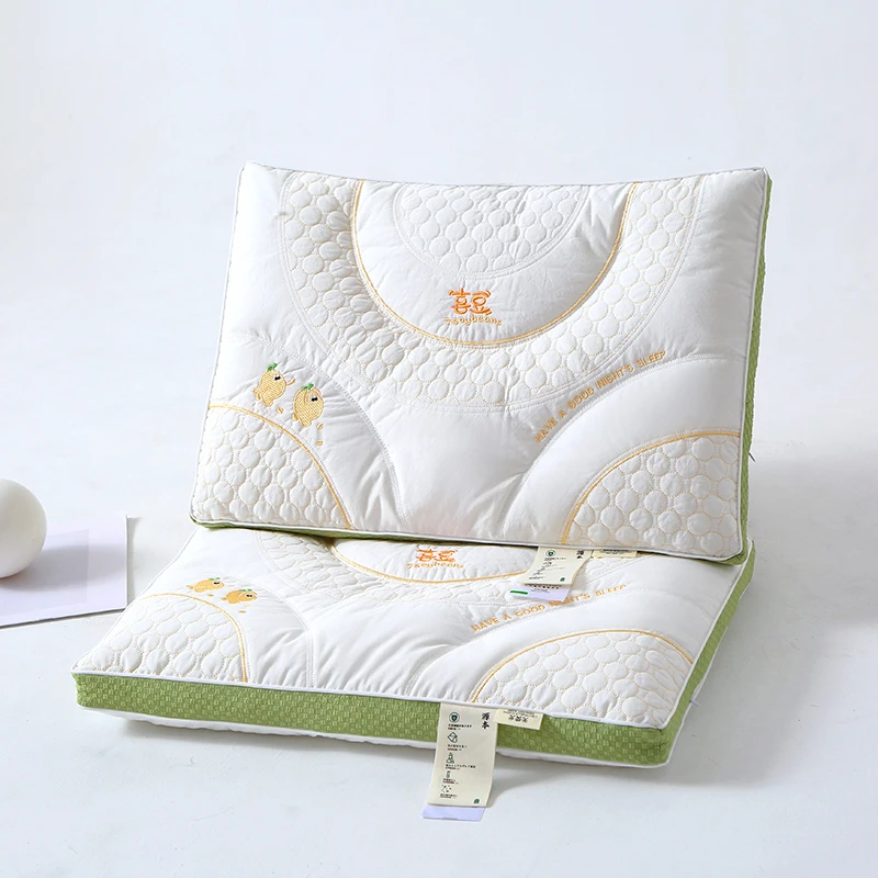 分区护颈枕学生专用枕宿舍单人深睡枕一只装柔软