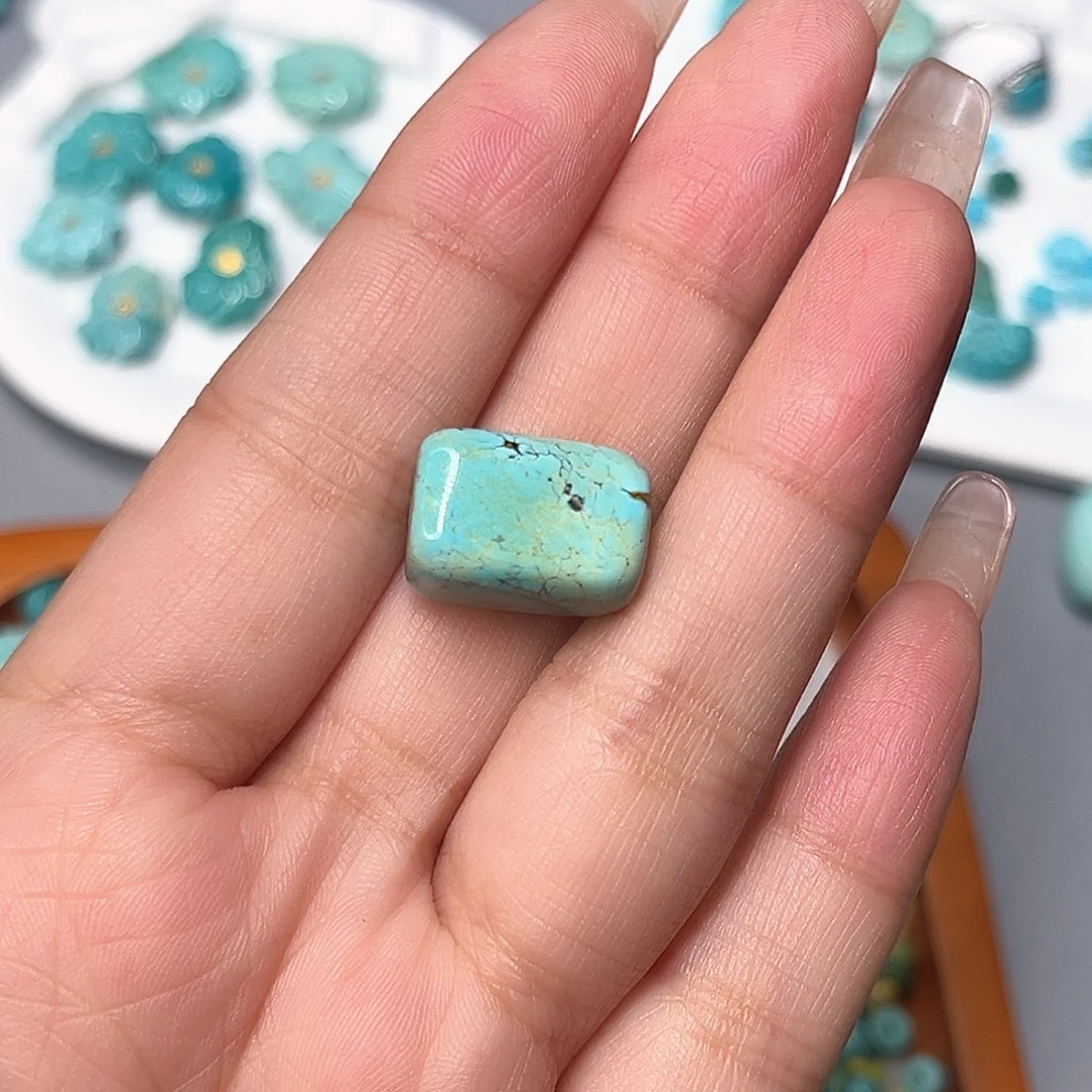 绿松石未镶嵌珠宝半成品