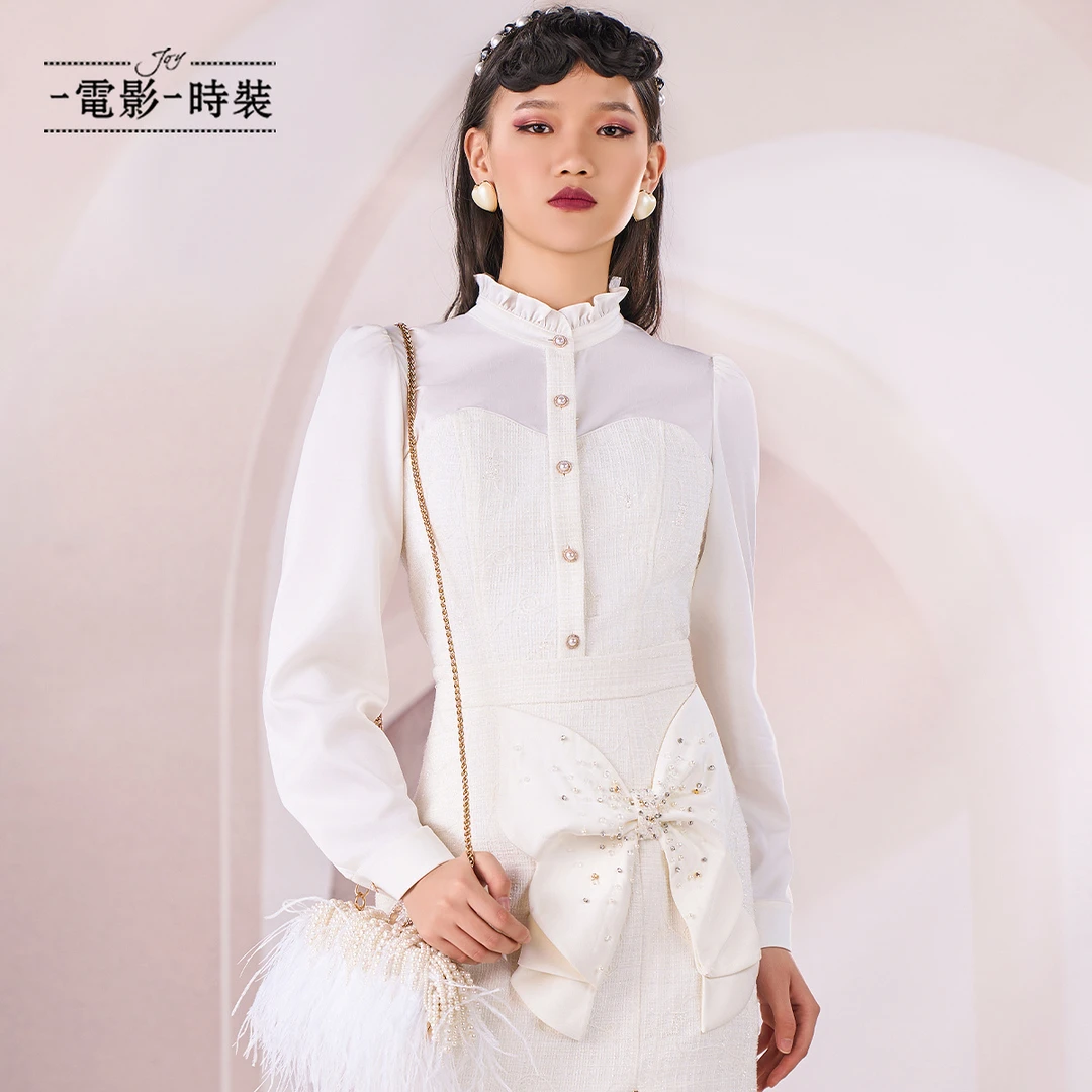 【小杨总专属】一电影一时装精致名媛衬衫 FEJS144668