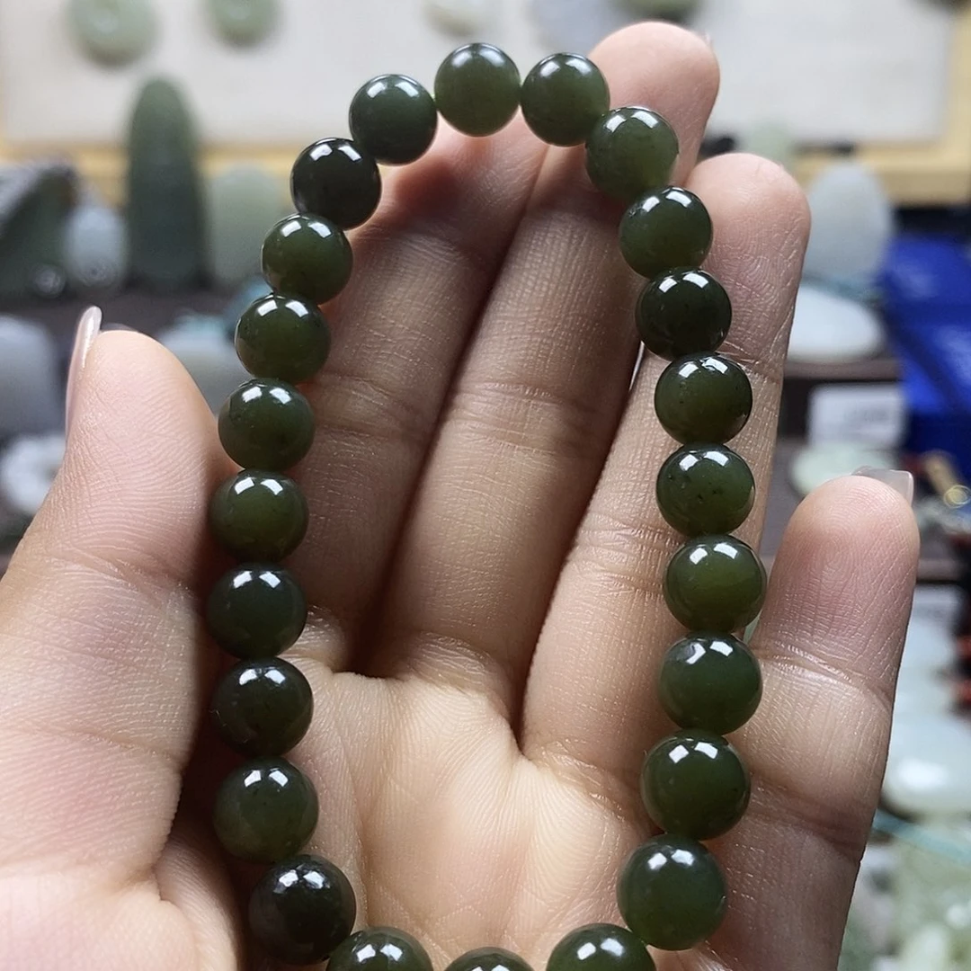 和田玉未镶嵌颈饰倦****眠手串1060