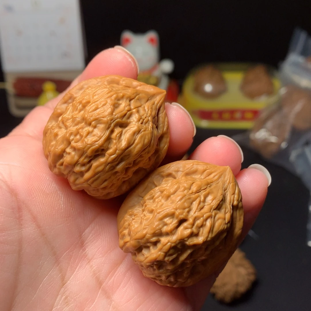 吊坠文玩核桃金钱豹34