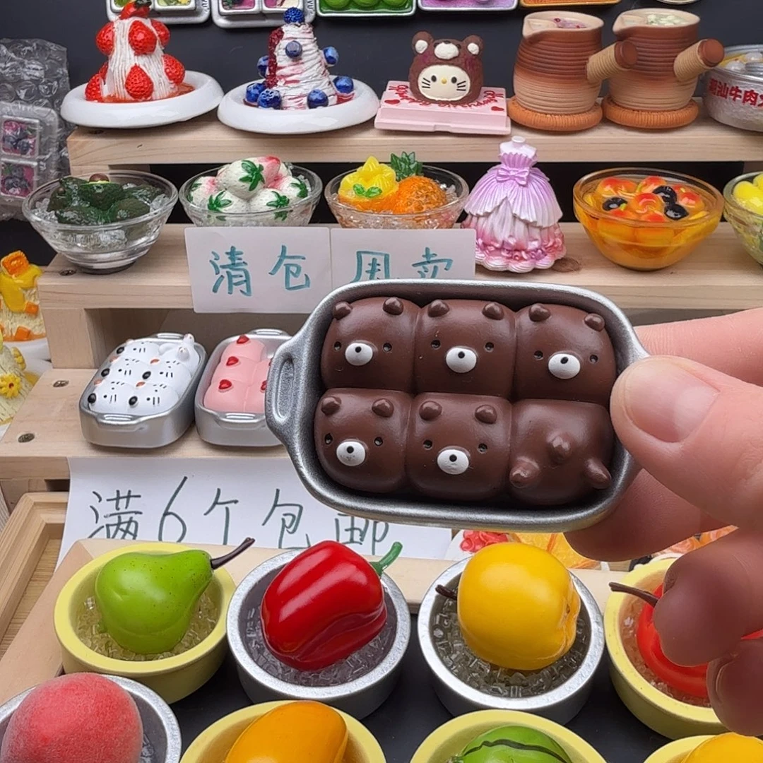 合成树脂食玩冰箱贴 凭开箱视频售后