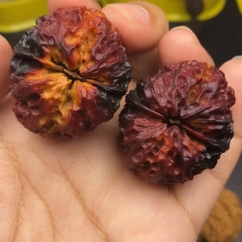 文玩核桃把件40尺珊瑚绣球