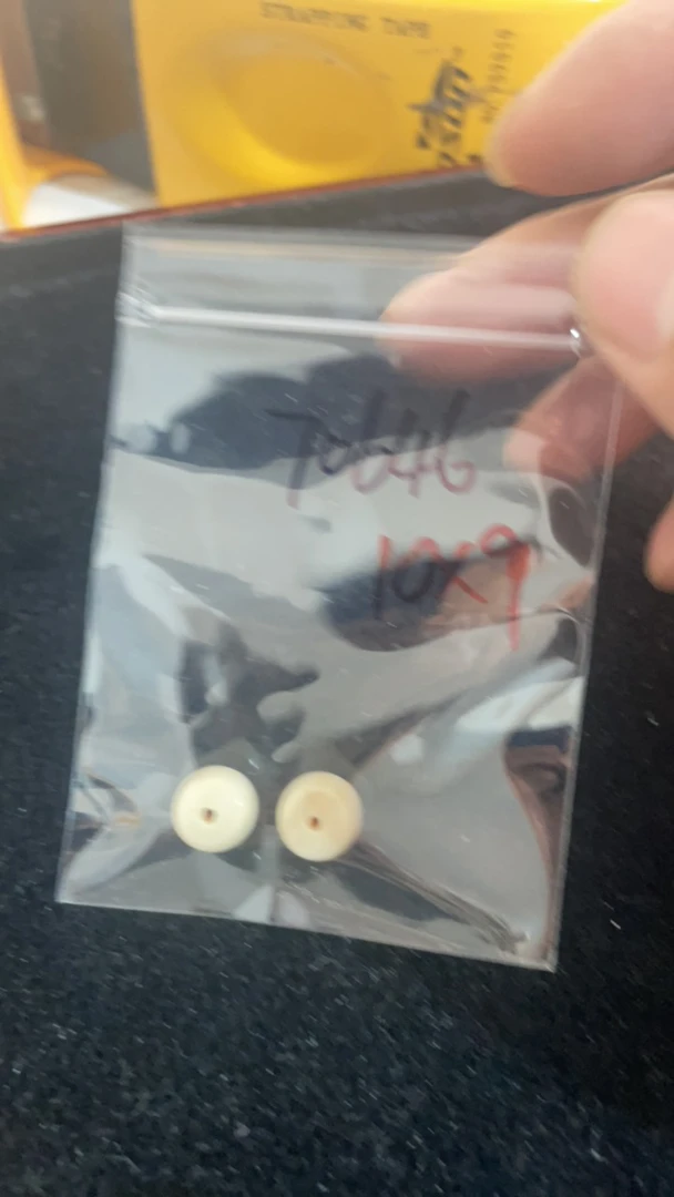 70646的天然猛犸牙对珠配饰