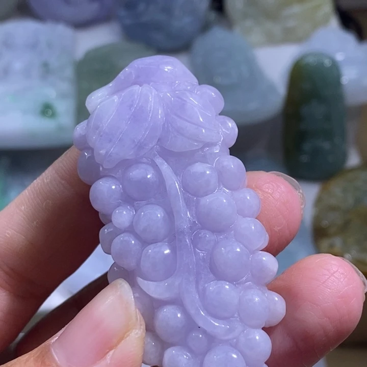 【闪购商品】颈饰未镶嵌翡翠葡萄