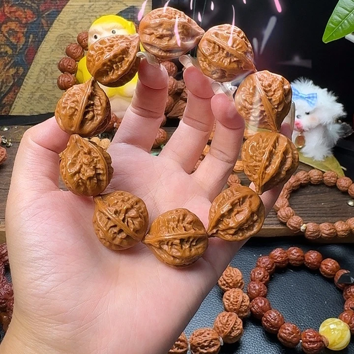 手串桃核霸王龙手持