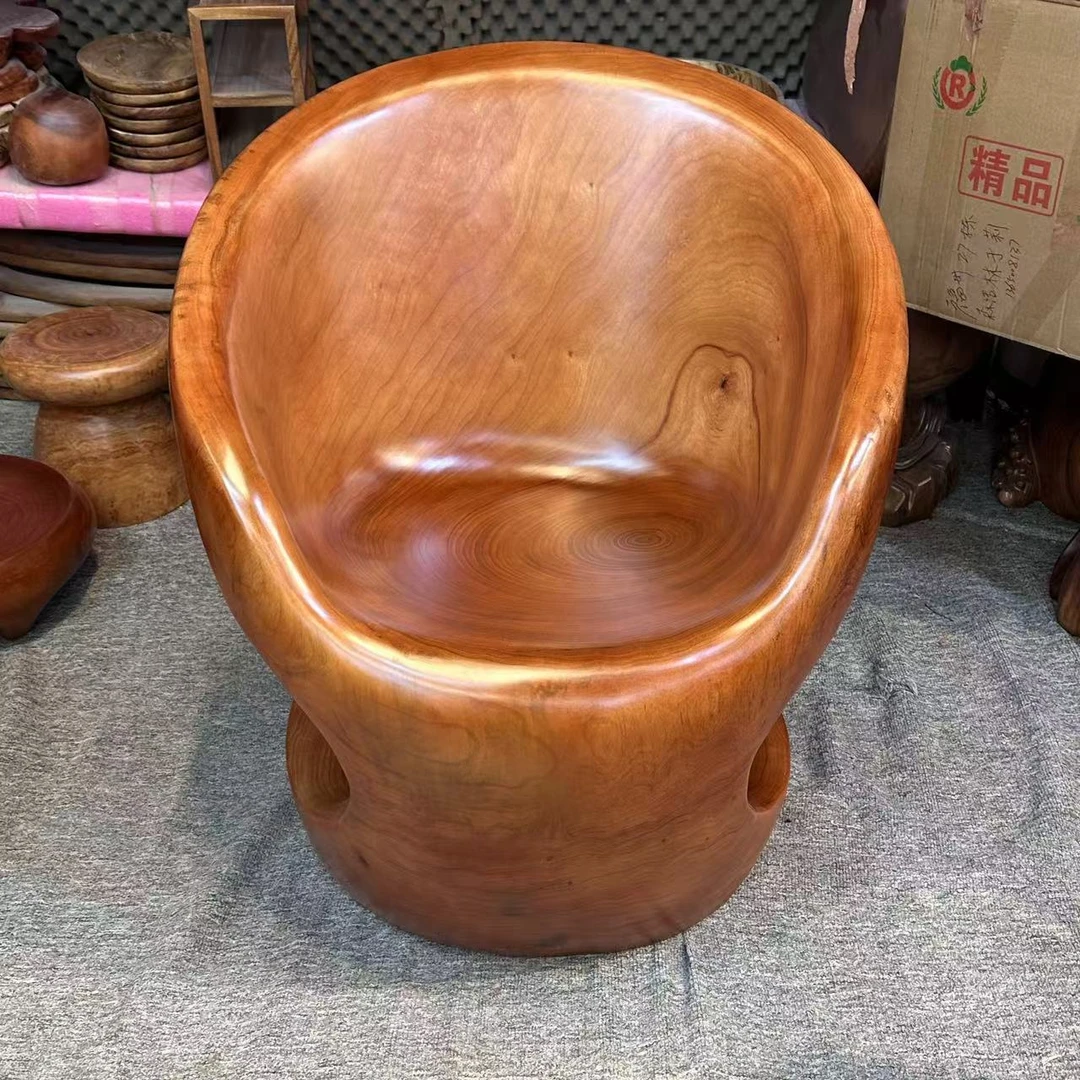 73*81*43尺寸香樟创意主人椅