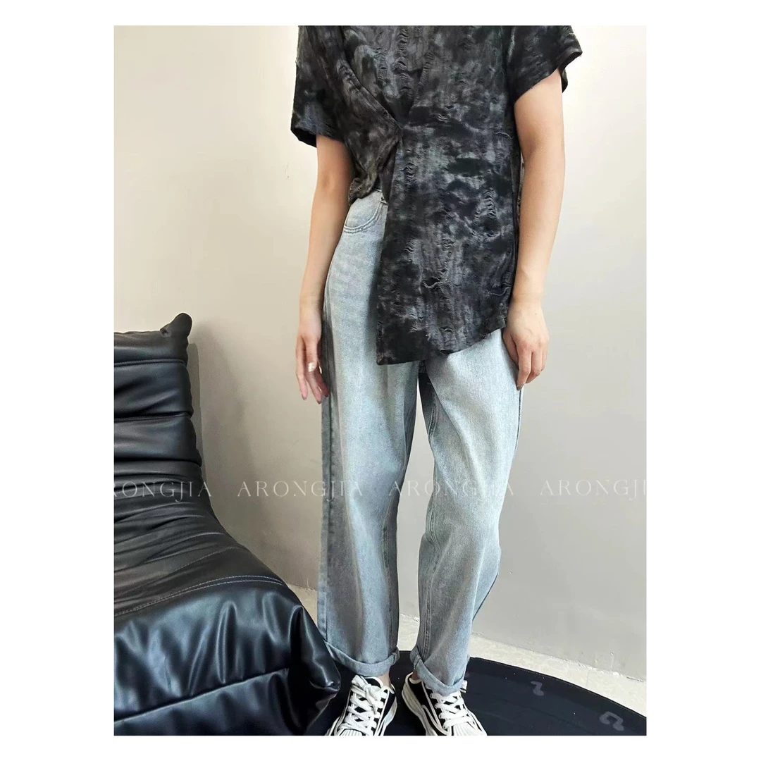 【ARONG阿荣家】牛仔裤06616-蓝色-S