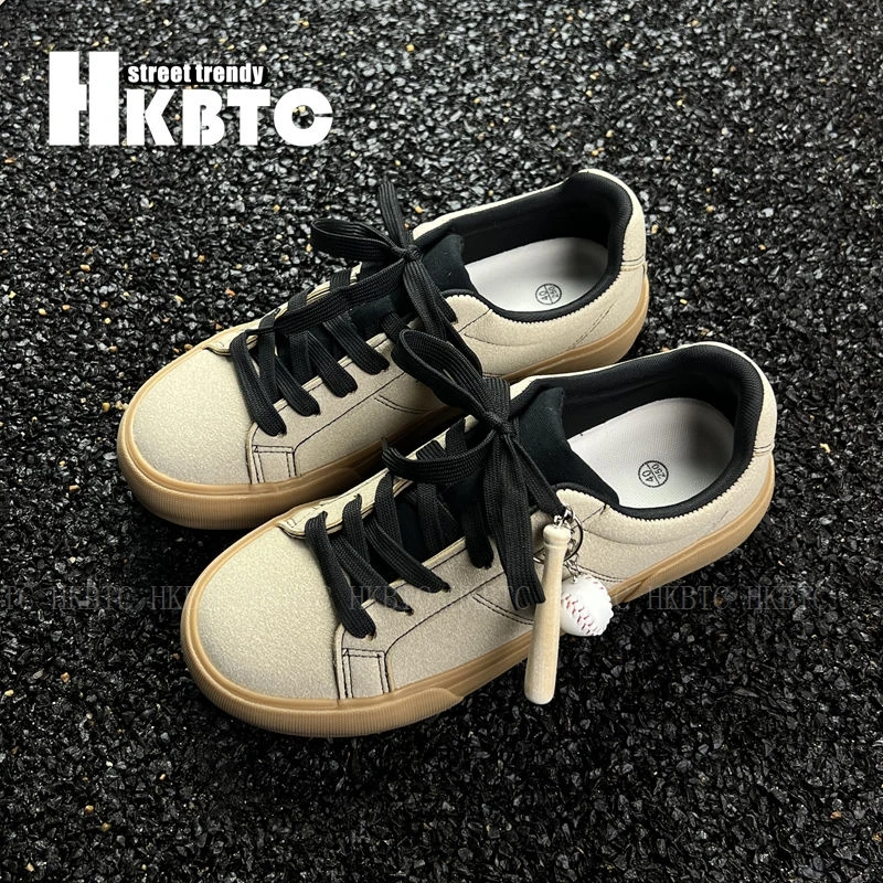 HKBTCstreet trendy休闲百搭小众板鞋男 透气轻便通勤 夏季新款