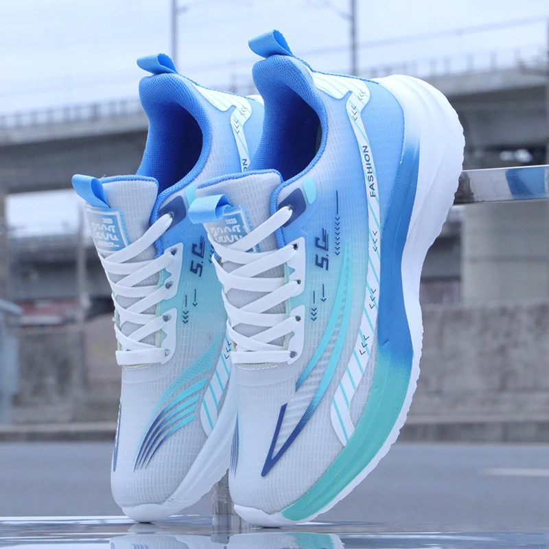 男女款运动鞋男鞋2025新款春夏轻便减震跑步鞋子网面透气休闲跑鞋