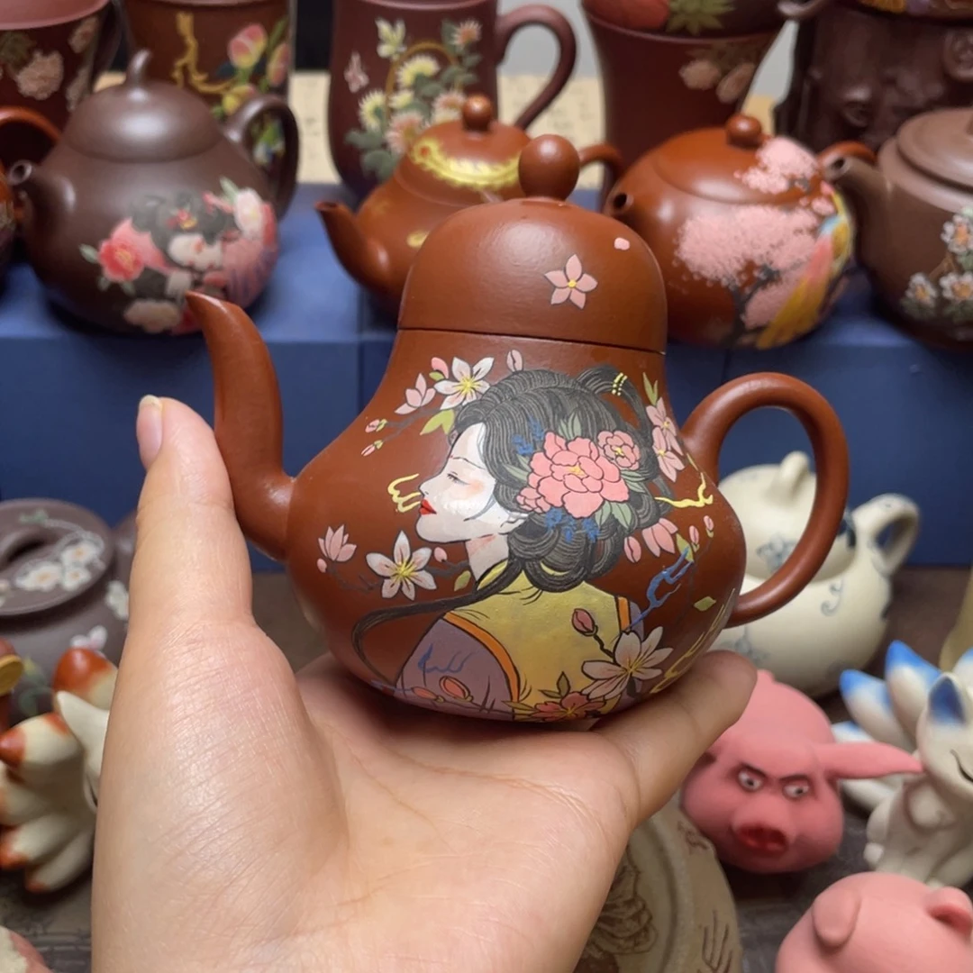 小***隅茶杯紫砂紫砂主人杯200cc