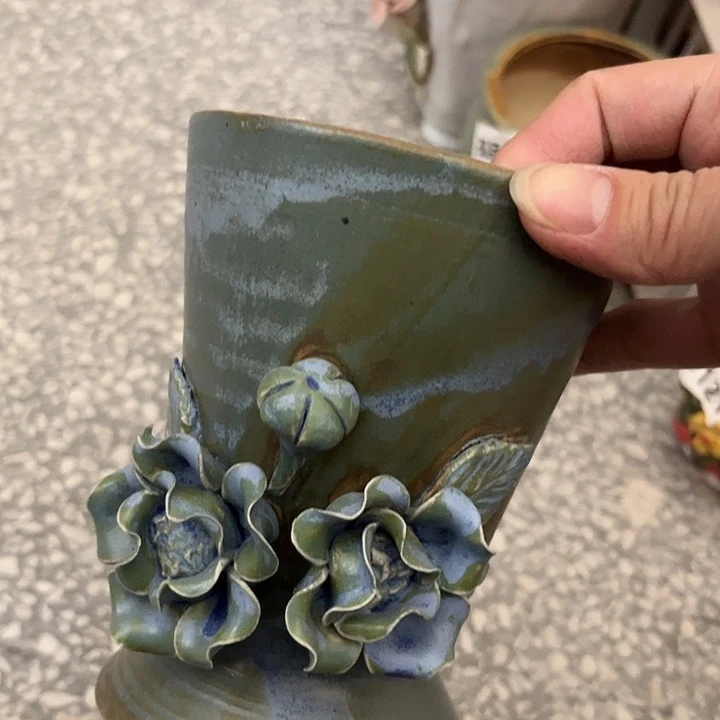 粗陶材质多肉花盆