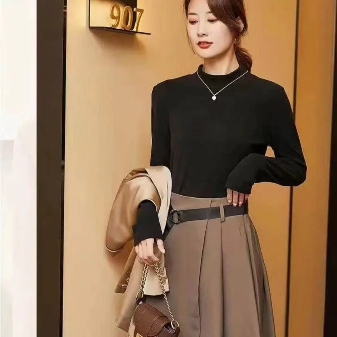 B男女士云香亲肤绒打底衫发热衣QG8819打底上衣