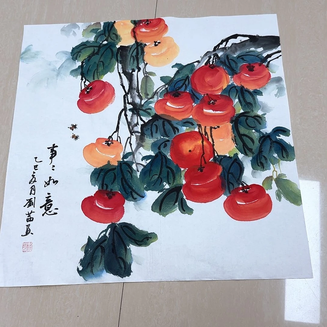 国画国画作品多次