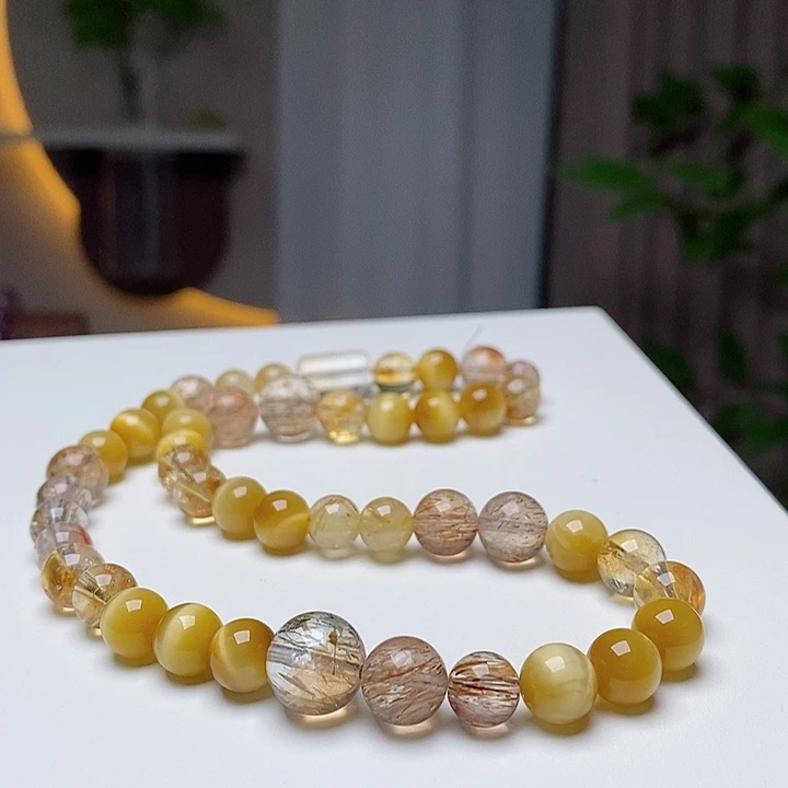 水晶手链未镶嵌两圈手链