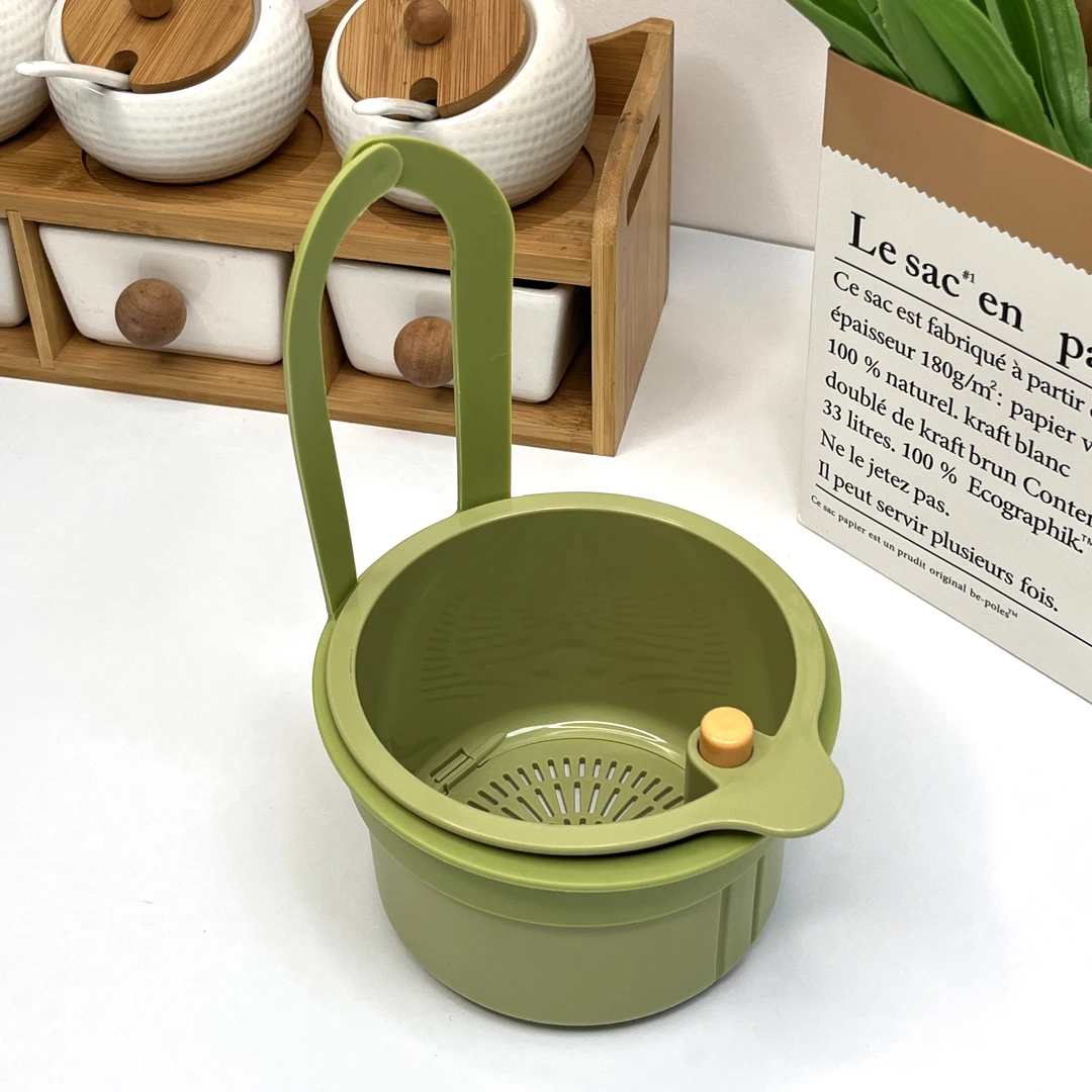 厨房洗菜盆收纳篮置物架水槽一键开合沥水挂篮水龙头小沥水篮