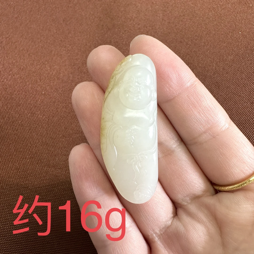 G新疆和田玉佛公吊坠重量约16g