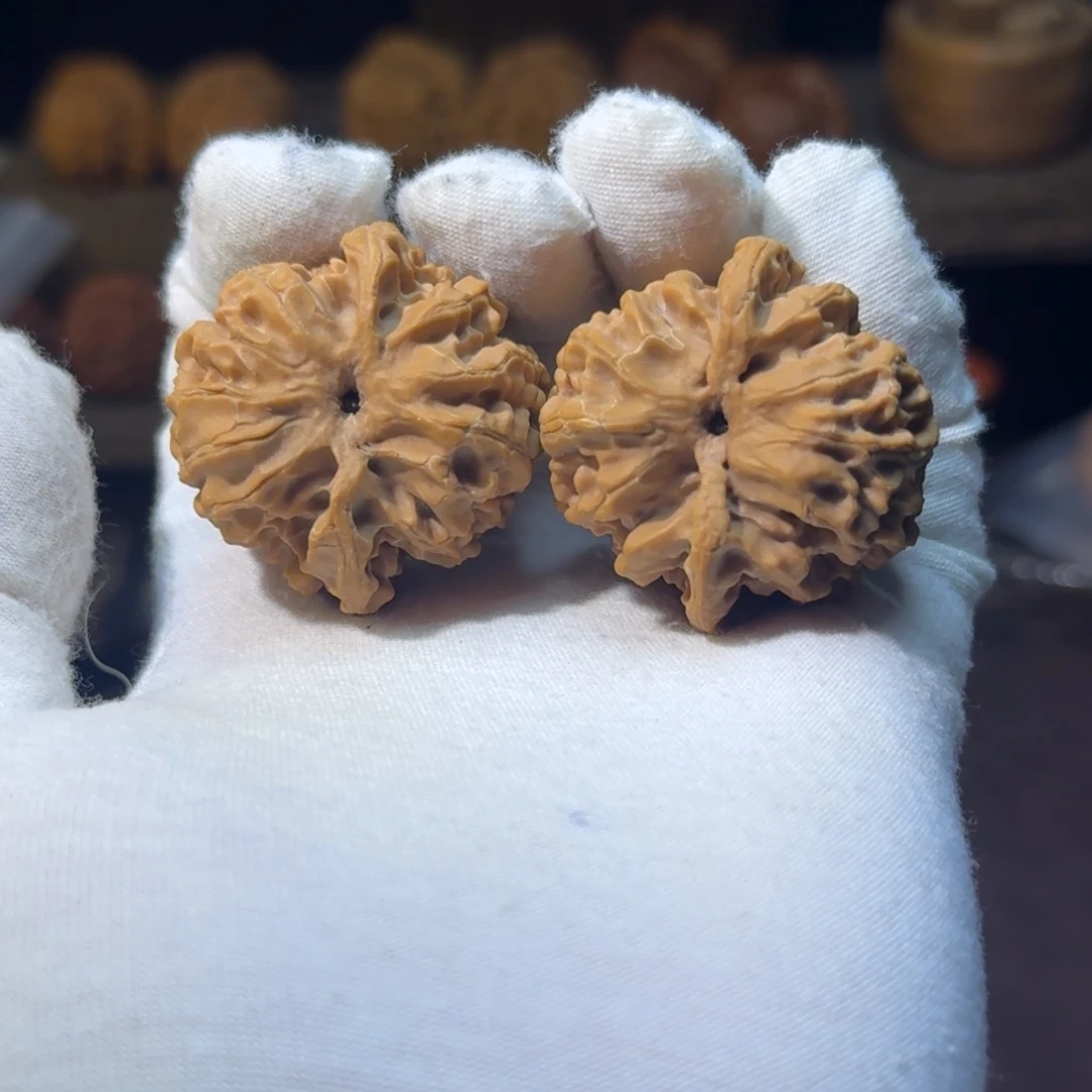 憨***年文玩核桃把件全品39苹果