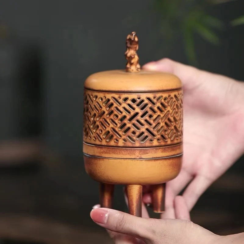 香炉陶瓷仿古家用室内盘香檀香炉