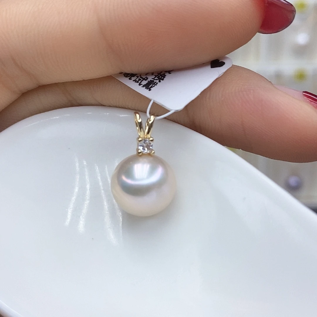 颈饰合金淡水珍珠