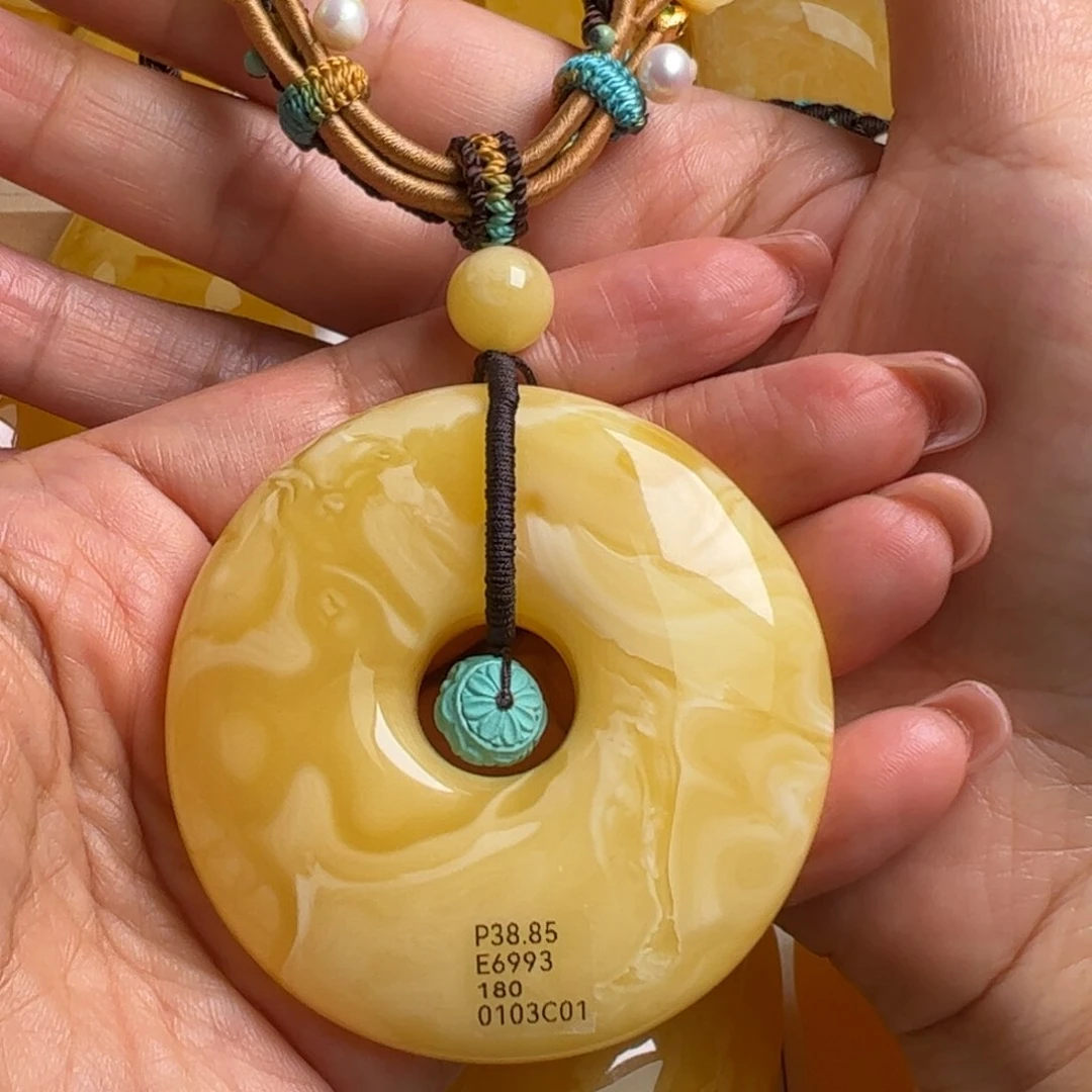 蜜蜡毛衣链未镶嵌无优化