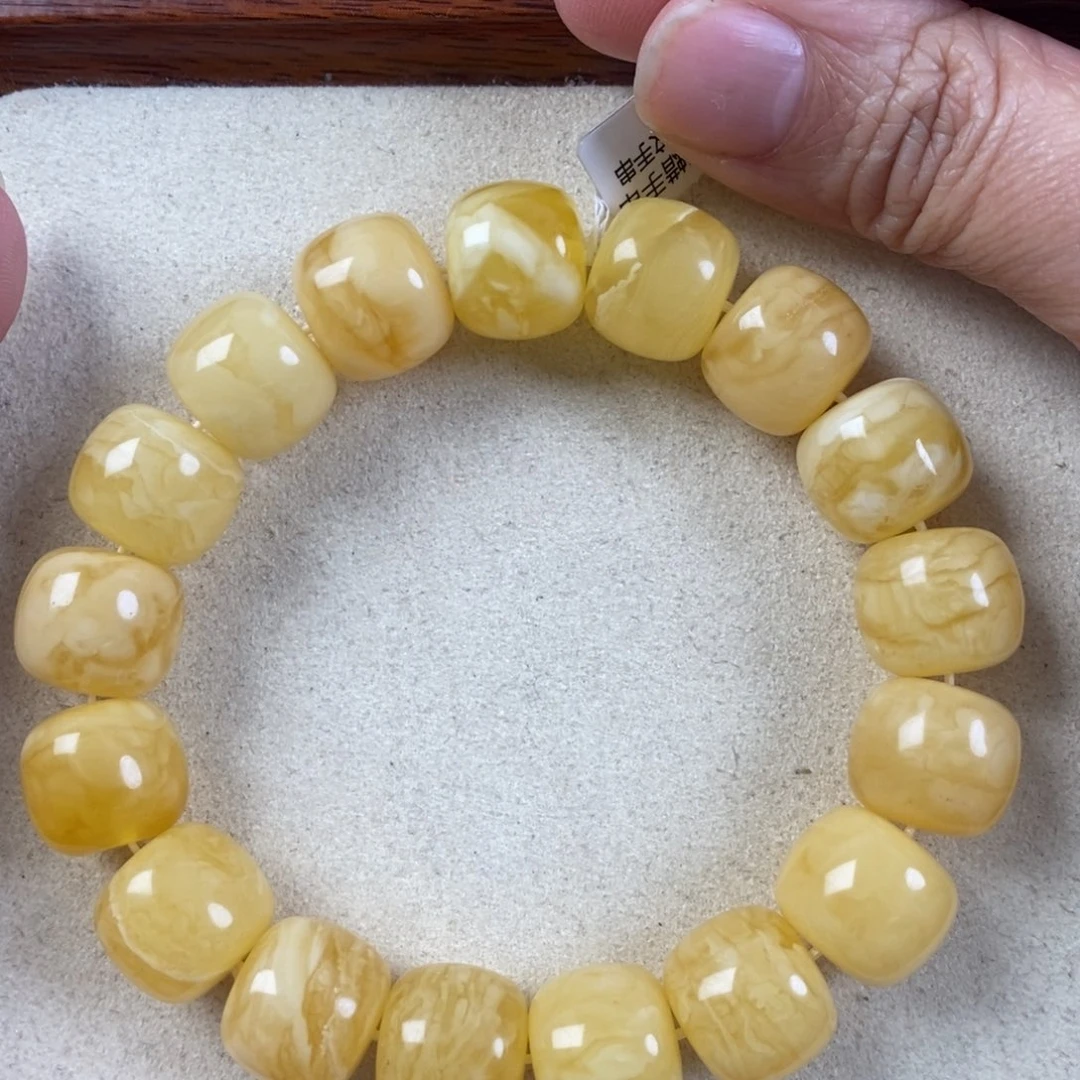 蜜蜡未镶嵌珠宝奇石14➕白花满蜡虎皮