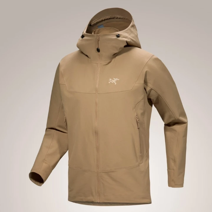 ARC'TERYX/始祖鸟男士GAMMA 连帽防风抓绒软壳外套X000009819