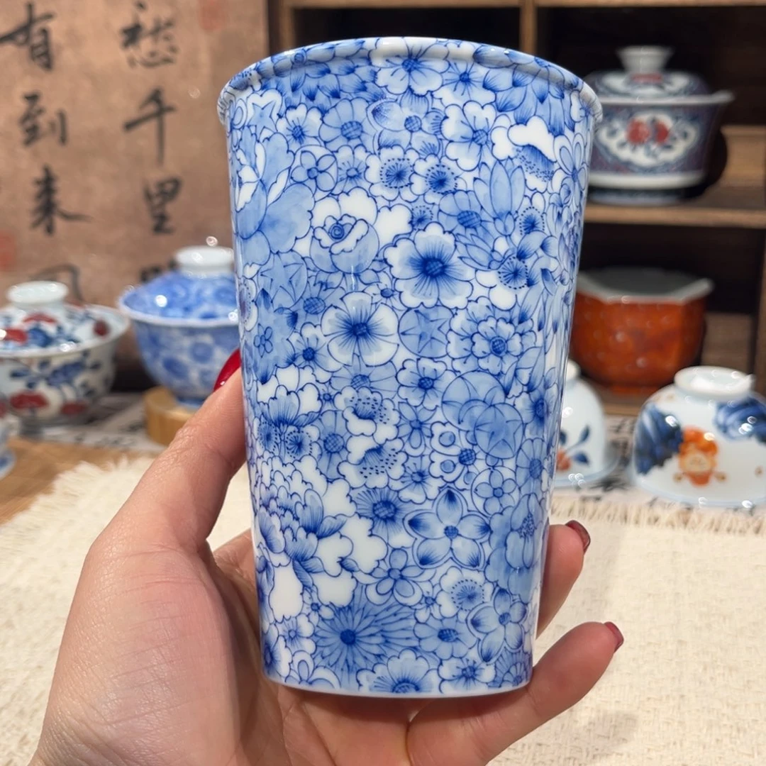 陶杯子景德镇陶瓷主人杯