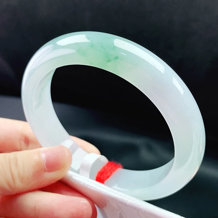 未镶嵌手镯翡翠58圈
