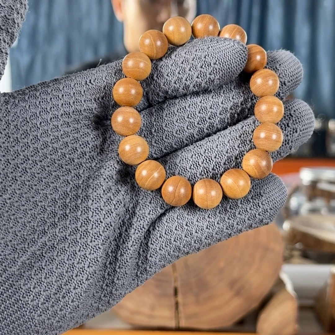 其他檀香木王系列十号料“百年虫漏”1.2横黑奶凉醇甜