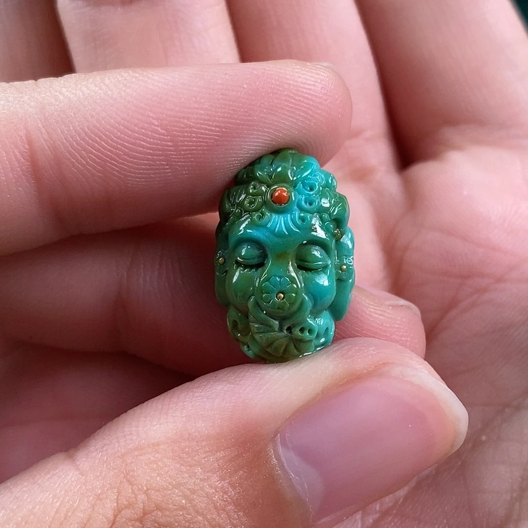 绿松石珠宝奇石未镶嵌