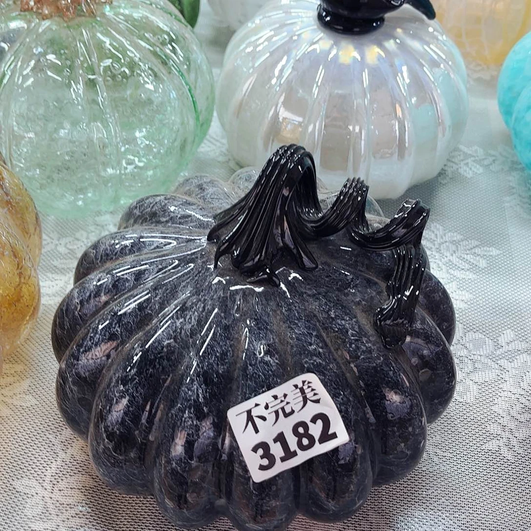 3182大南瓜福利 家悦琉璃工艺品不完美