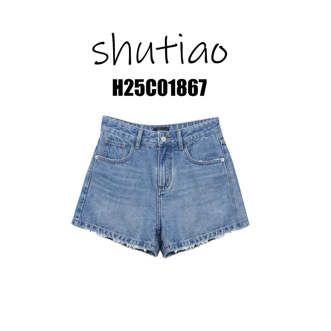 【SHUTIAO】2025夏季：新款小众设计款短裤H25C01867