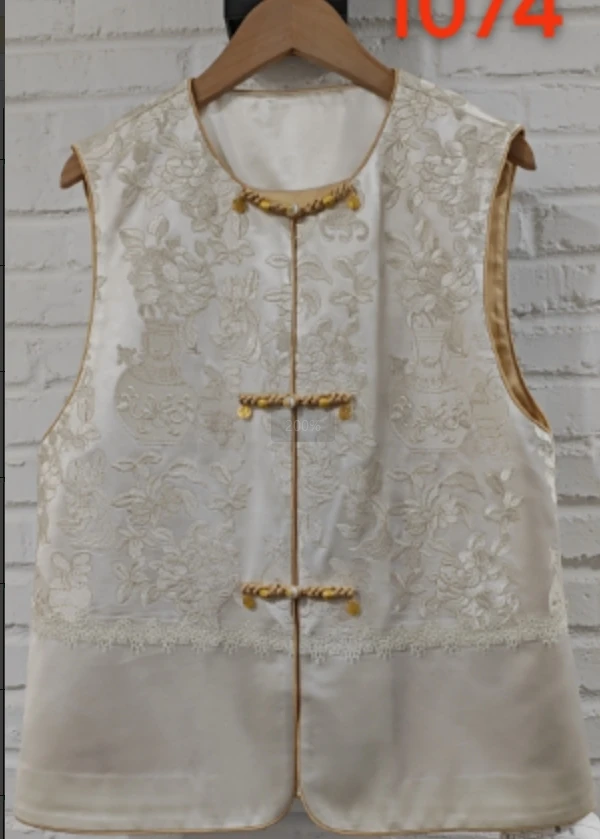 《ELFBOX》新款新中式气质时尚百搭马甲1074