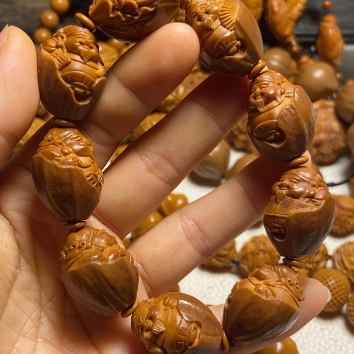 【闪购商品】橄榄核手串/手链包衣财神