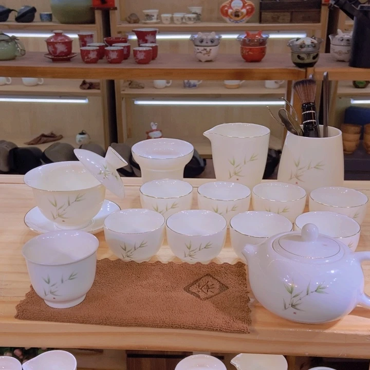 毕业套装茶壶盖碗全家福