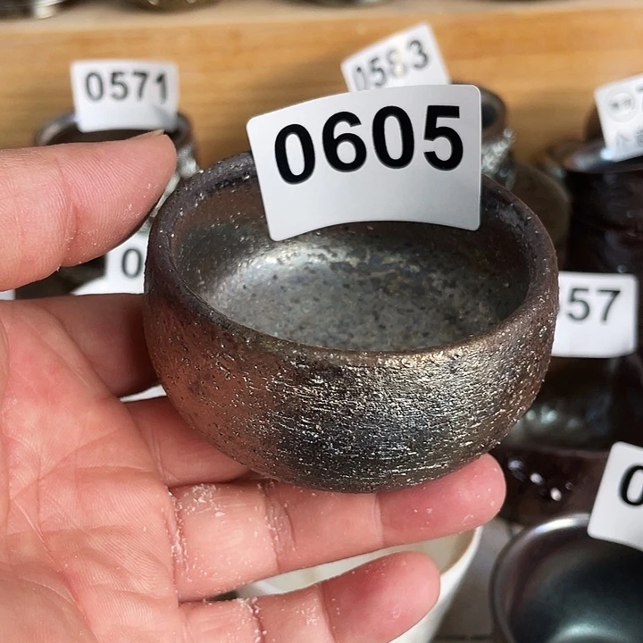杯子陶柴烧纯手工605