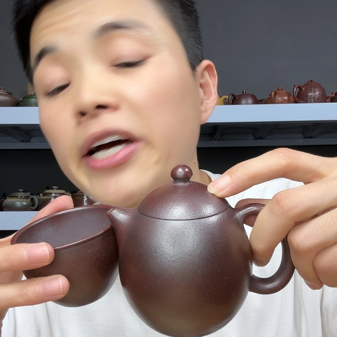 茶壶底槽青民间手艺人全手工制作