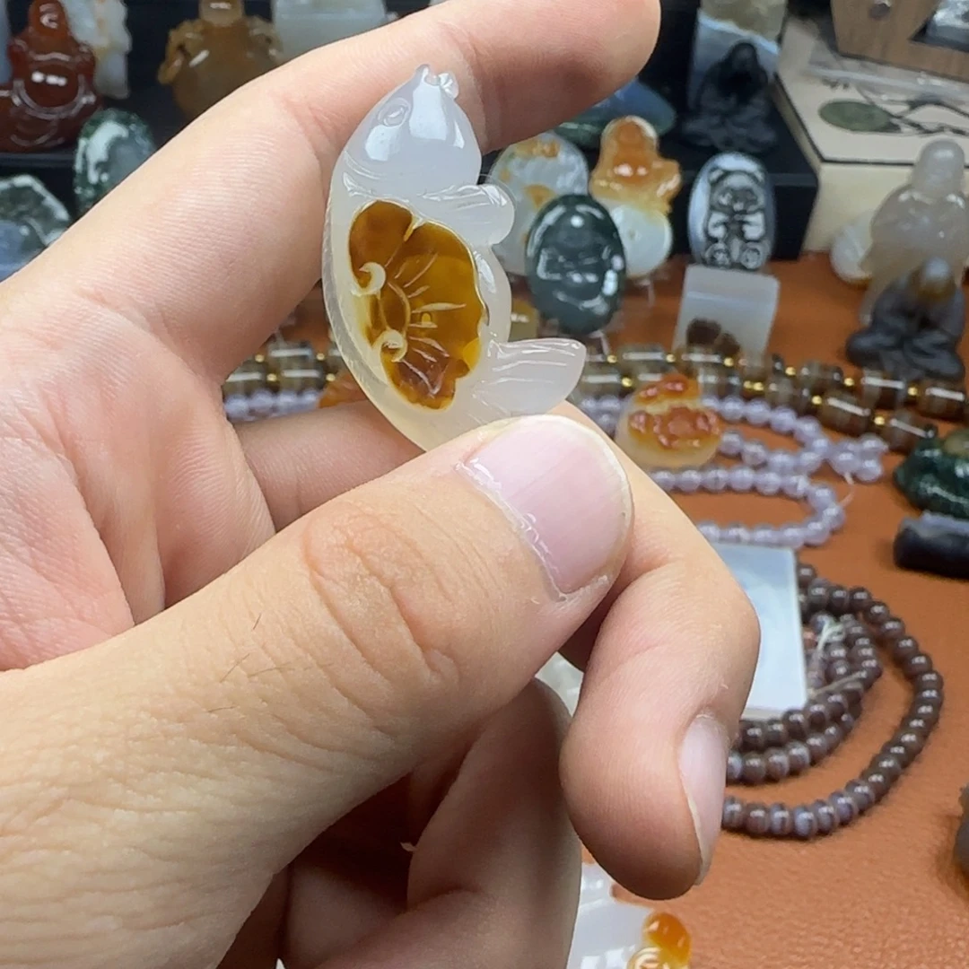 玛瑙/玉髓未镶嵌颈饰