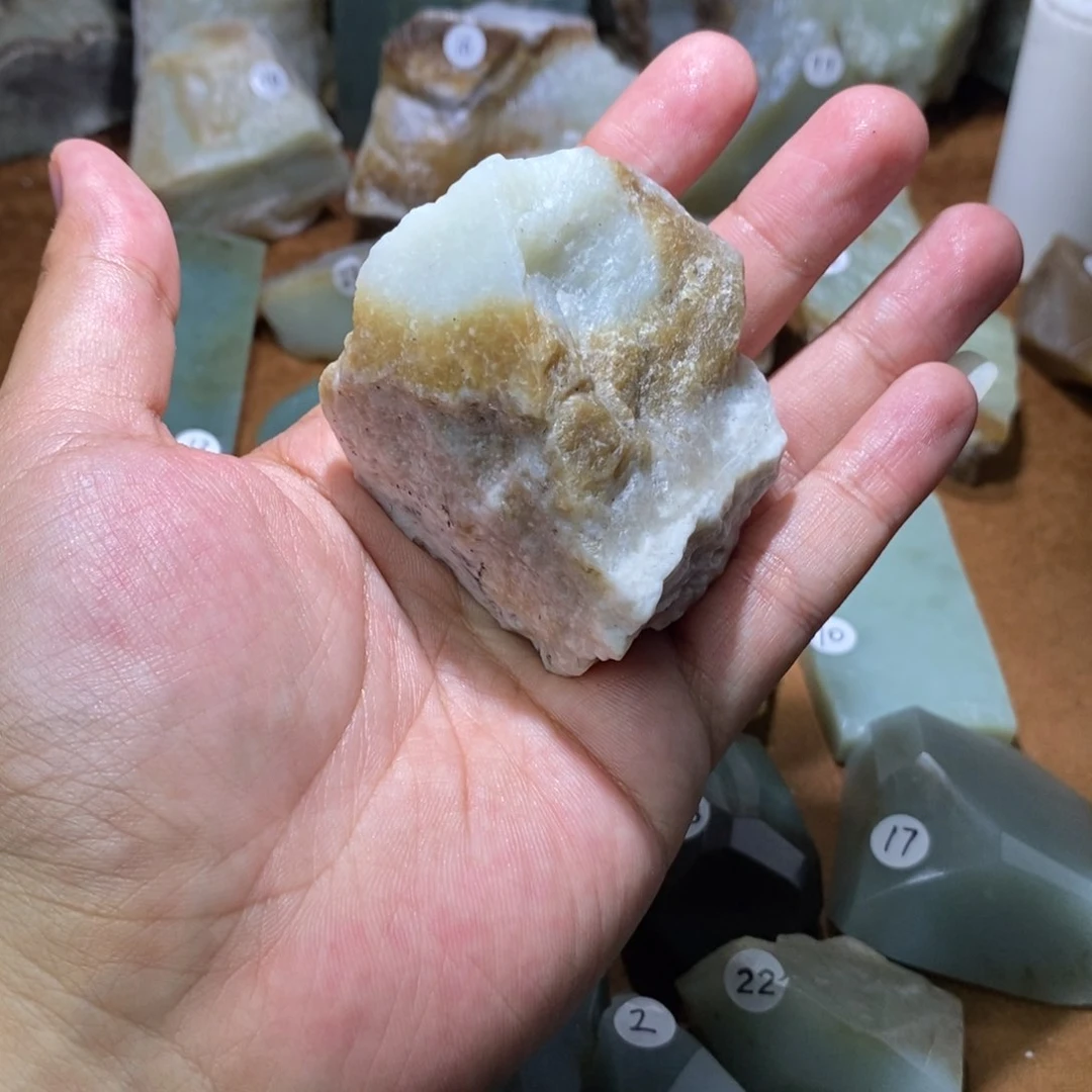 未镶嵌和田玉珠宝半成品锁*秋
