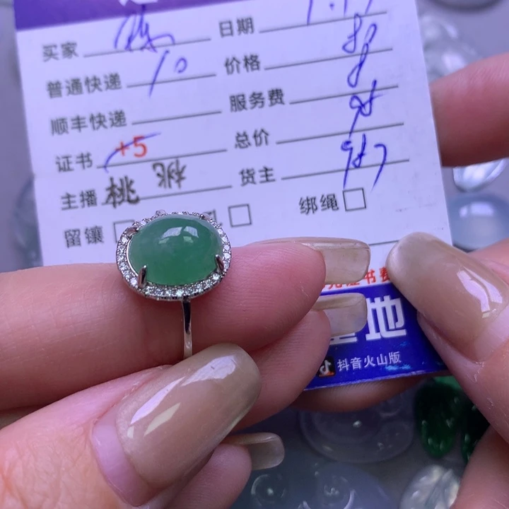 翡翠颈饰银S925镶嵌陈***.