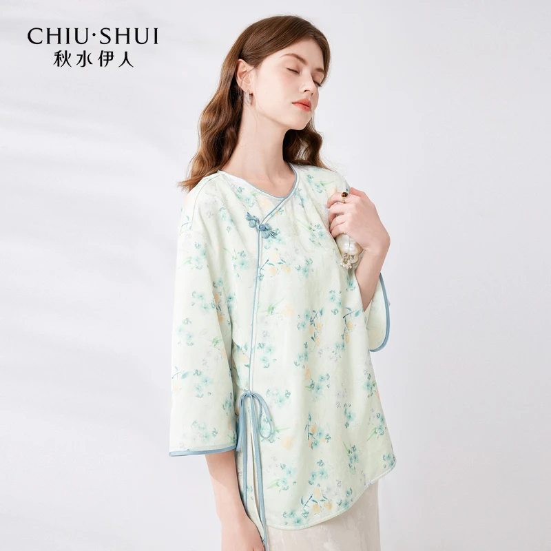 【辛小北】秋水伊人夏女国风显瘦经典时尚简约衬衫624204D050716