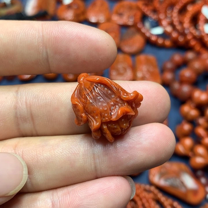 南红玛瑙未镶嵌吊坠(不含链)